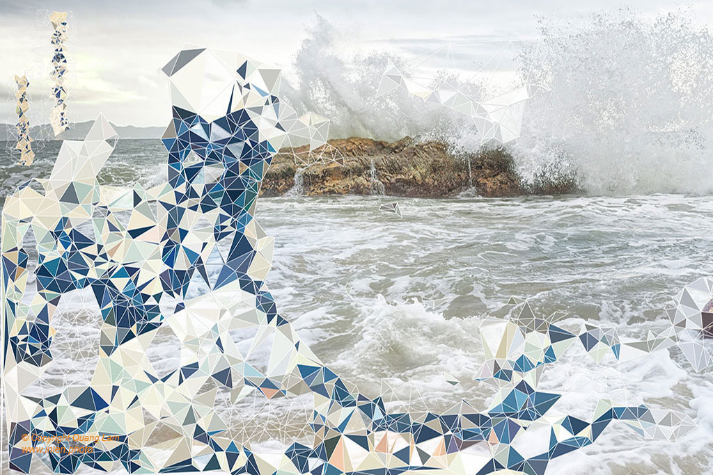 Fine art photo print Beyond Photography Meta Far-East Asia, Japan Wave Utopia