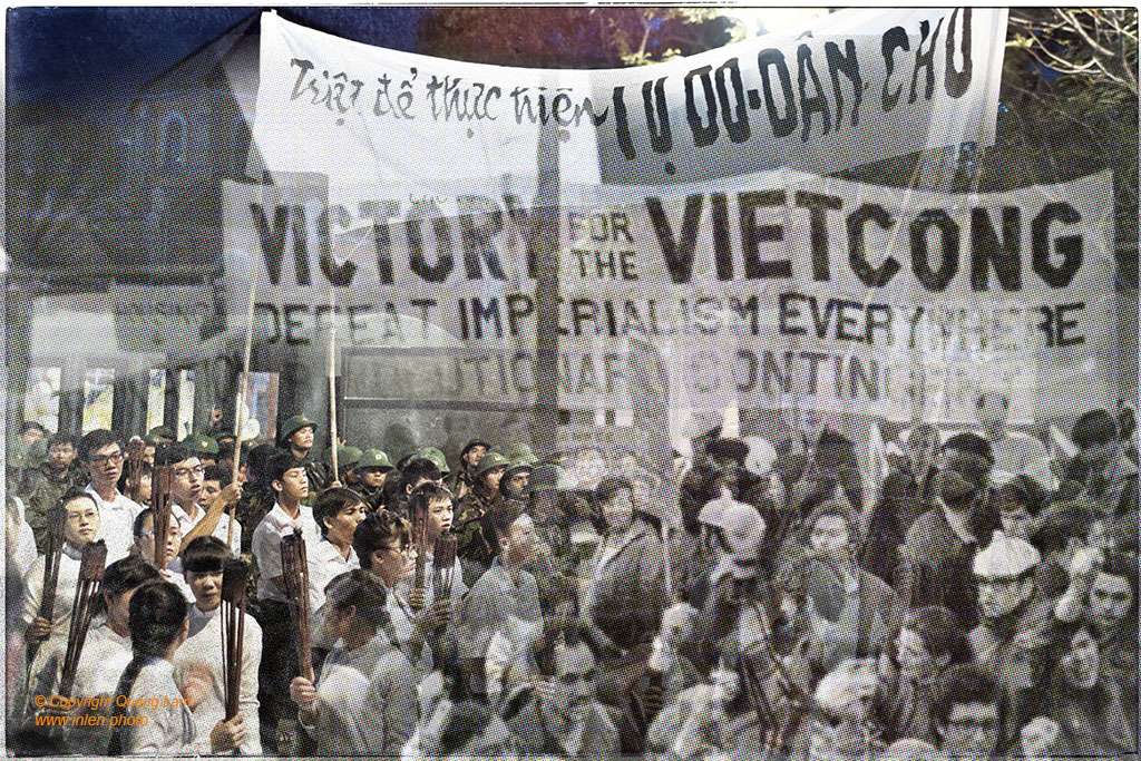 Fine art photo print Beyond Photography Revive Vietnam War - Protests Slogans
