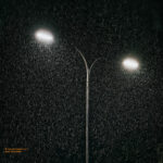 Fine art photo print Uncategorized Saigon - Rain Drops, 2 Street Lights