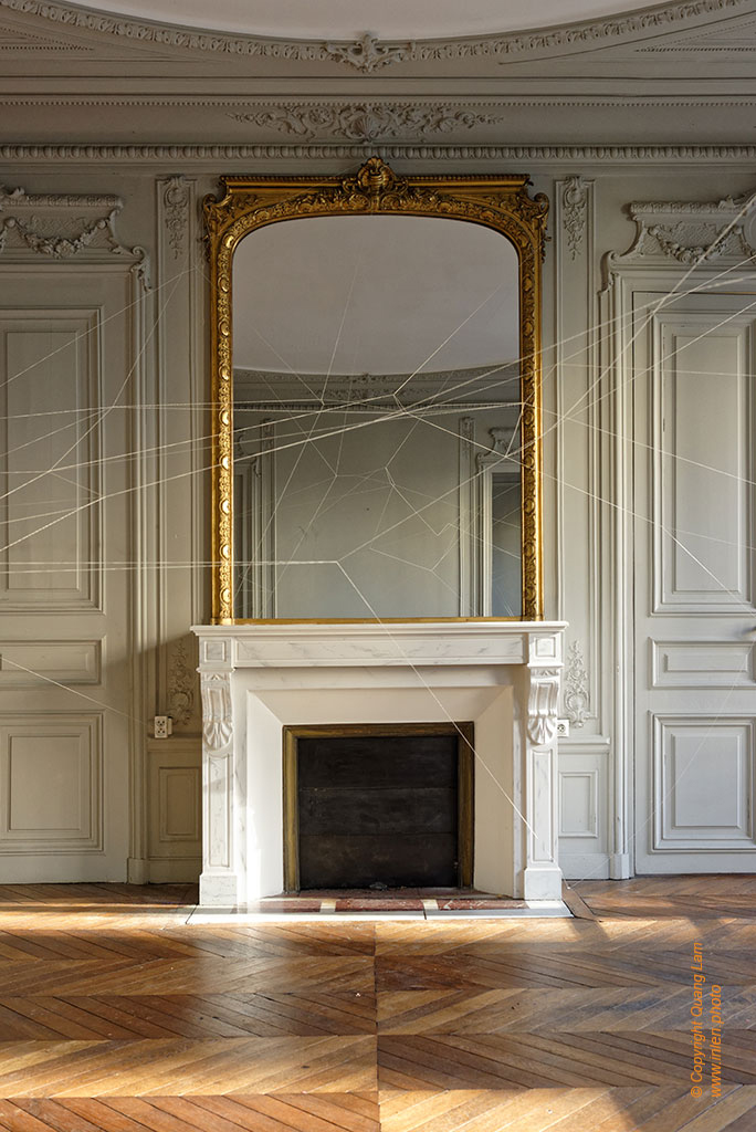 Fine art photo print In-Situ Art Installation Space of Uncertainty - Segmentation