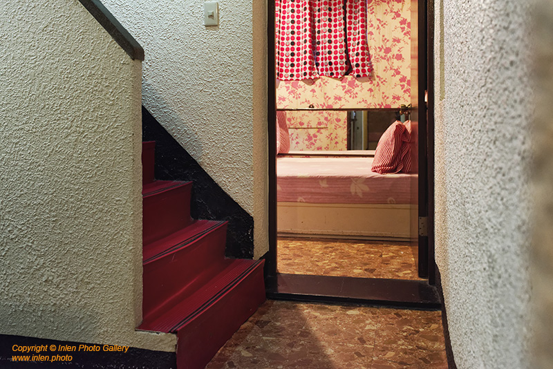 Fine art photo print Uncategorized Taipei - Hotel Room Escape Stairway