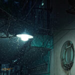 Fine art photo print Uncategorized Saigon - Rain Drops, Musical Harp