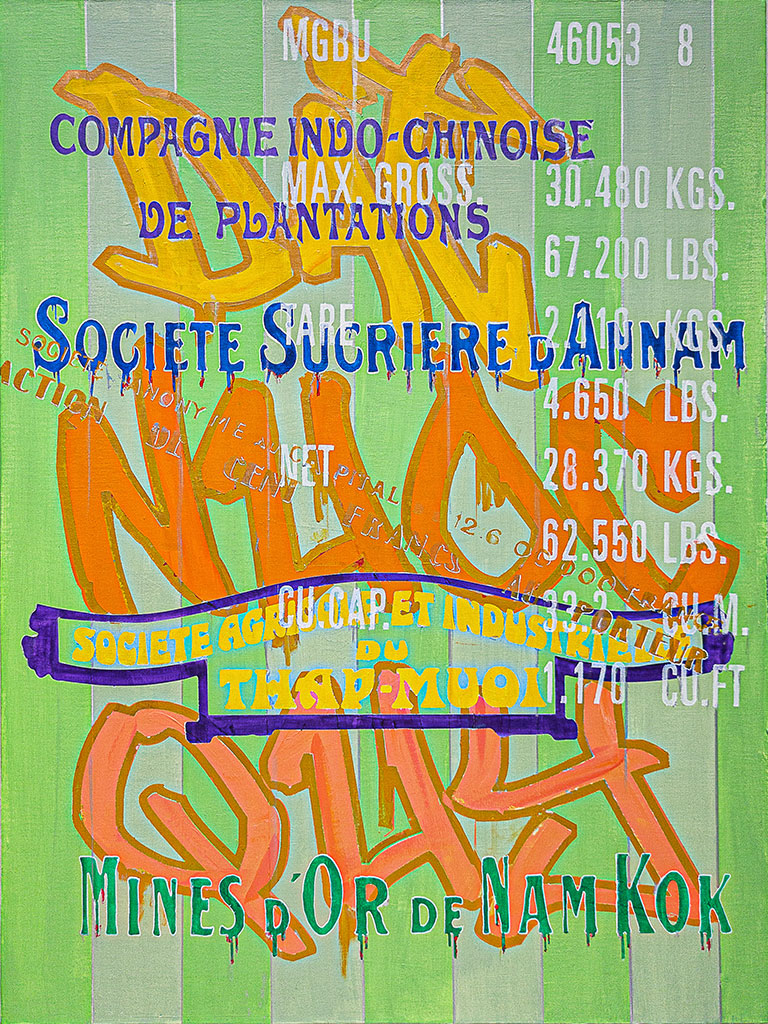 Fine art photo print Painting Container Graffiti - Indochina Brands