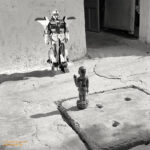 Fine art photo print Uncategorized Buddha and Gundam
